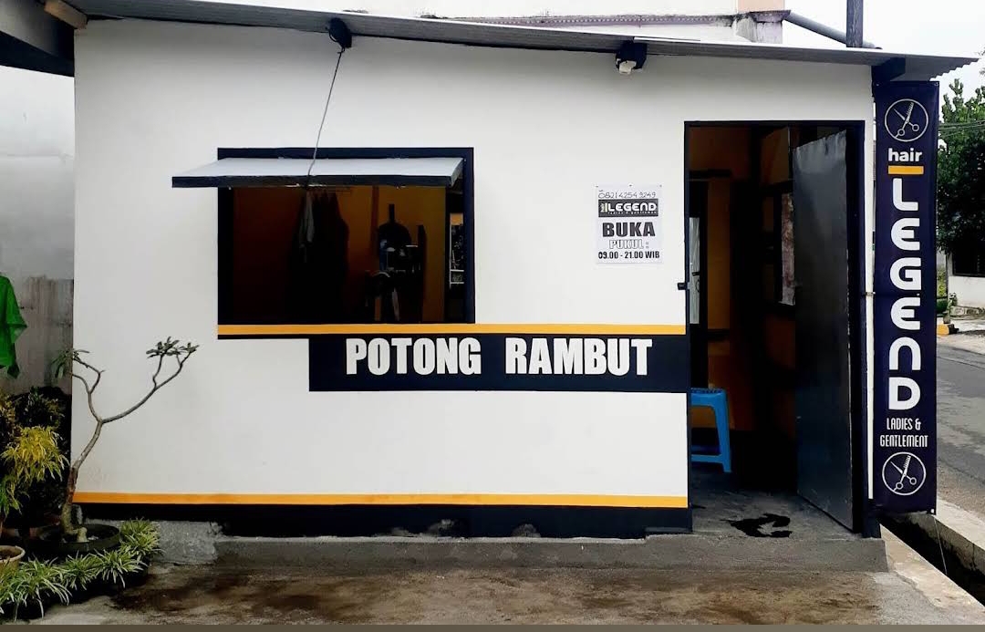 Tampak depan Barbershop El Legendary Malang